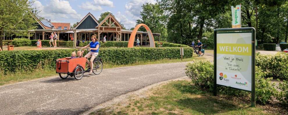 Fietsen recreatiepark kaps twente