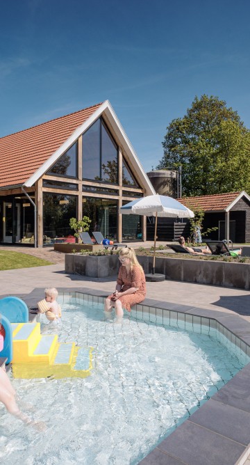 Buitenzwembad camping kaps tubbergen