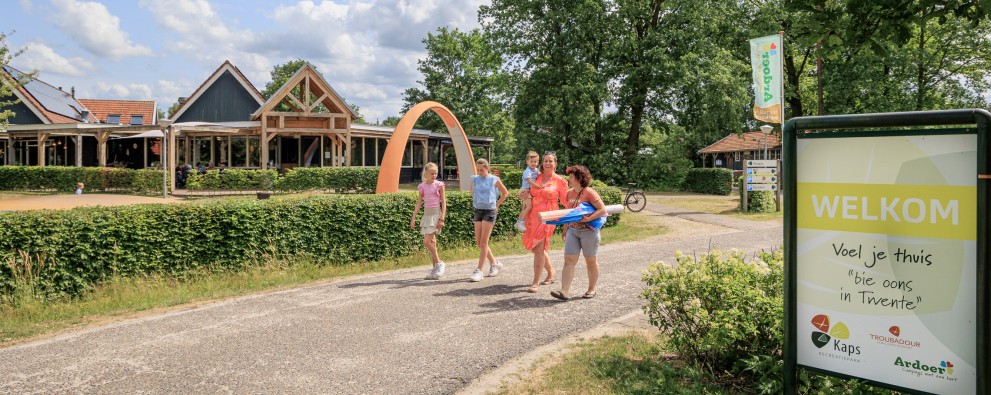 Entree recreatiepark Kaps